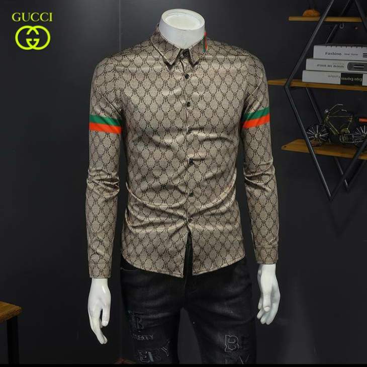 Picture of Gucci Shirt Long _SKUGucciM-3XL12yr12126363